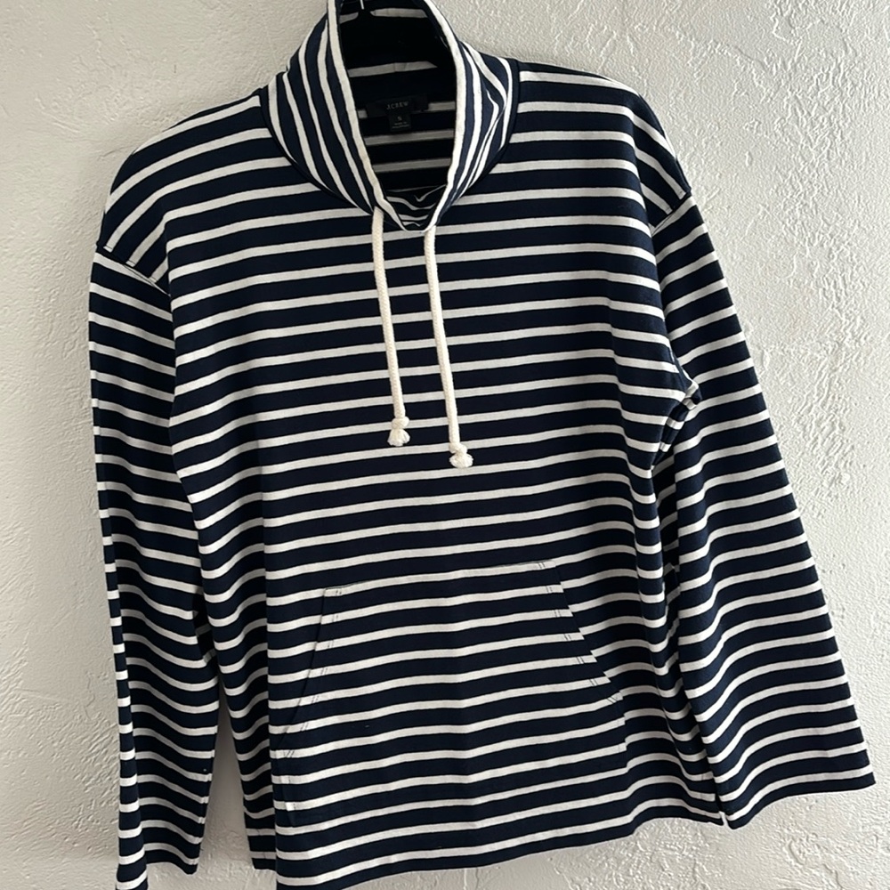 J. Crew Funnelneck Pullover Top NWOT
